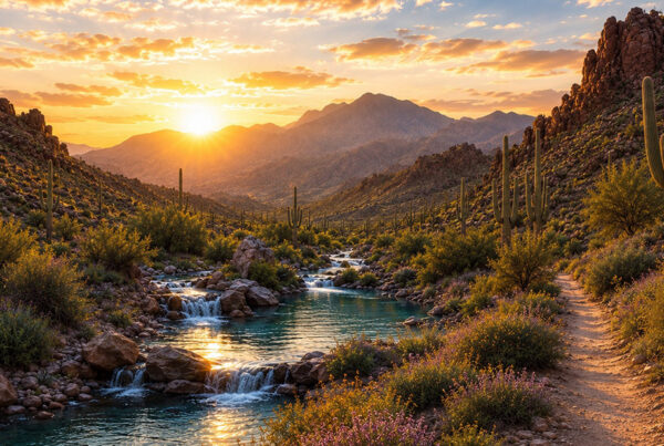 River in the desert